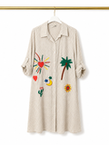 Robe chemise à carreau summer