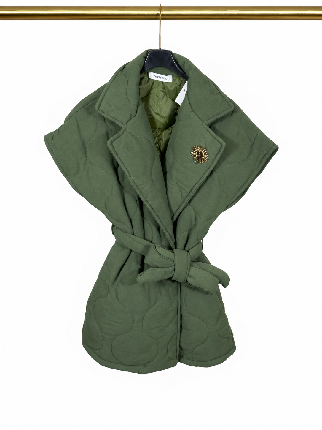 Manteau matelassé vert kaki 💚✨
