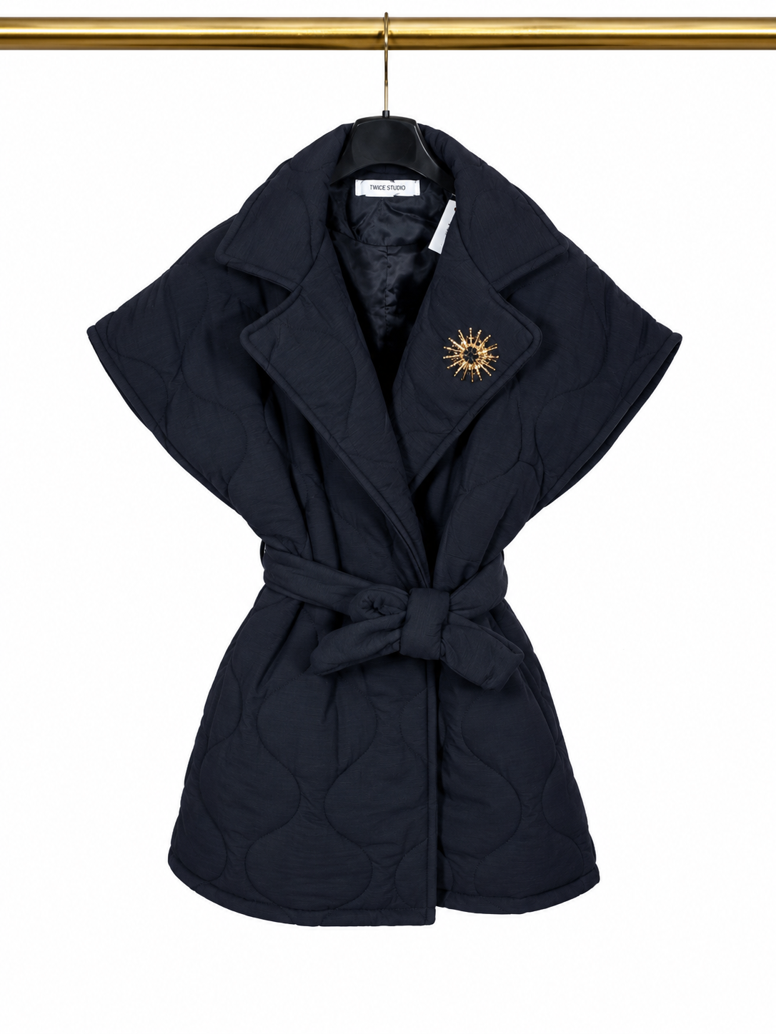 Manteau matelassé bleu marine 💙✨
