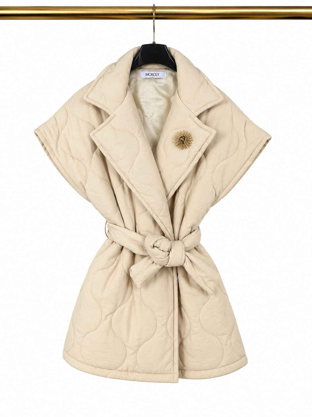 Manteau matelassé beige 🤍✨