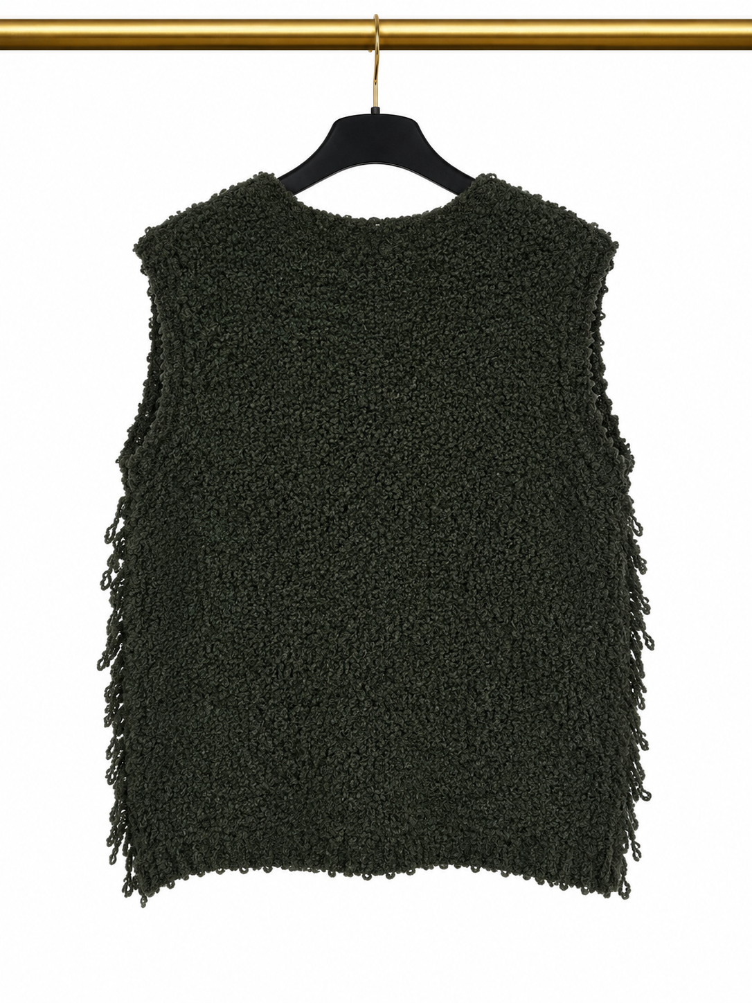 Gilet sans manches vert kaki 🌿✨