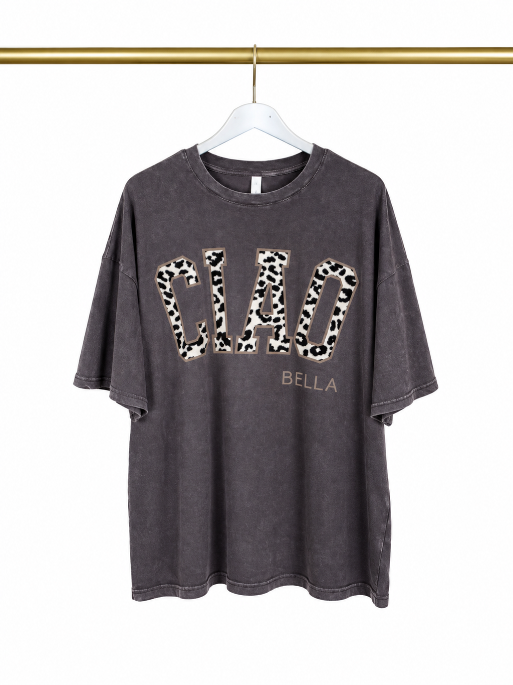 T-shirt « CIAO » effet léopard 🐆🖤