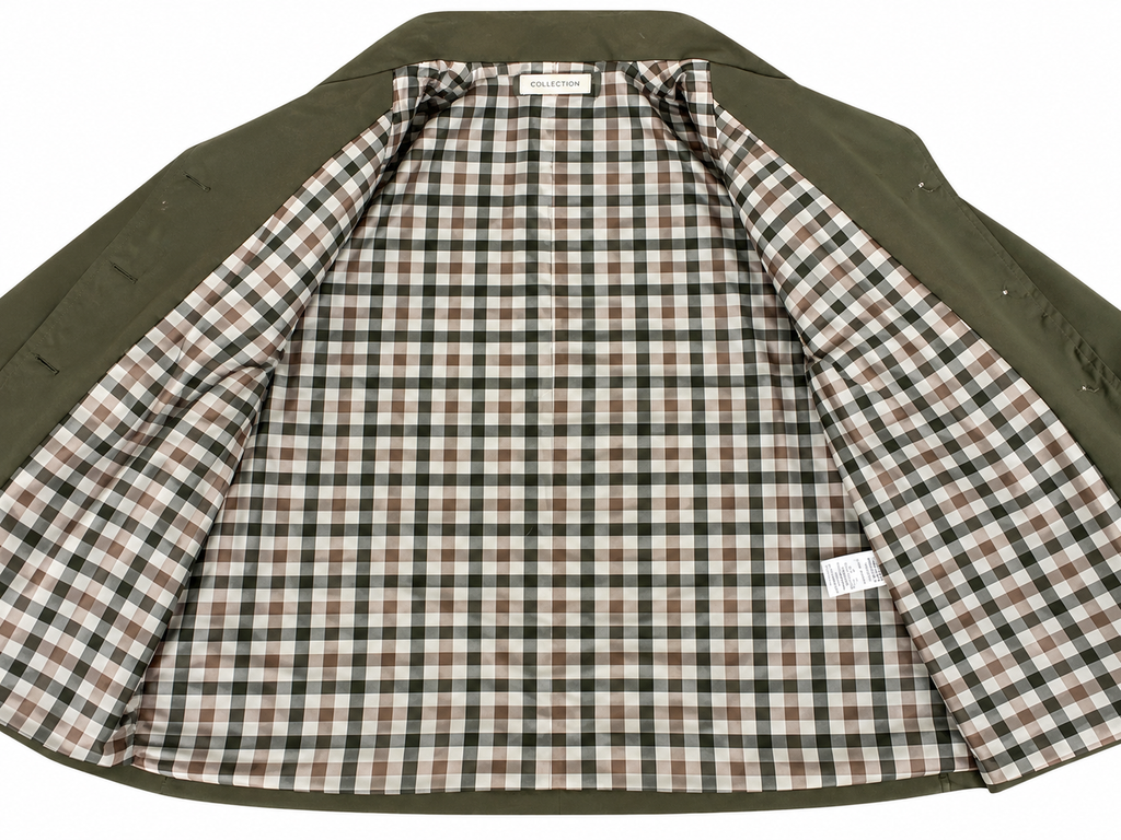 Veste kaki à carreaux 🤎💚