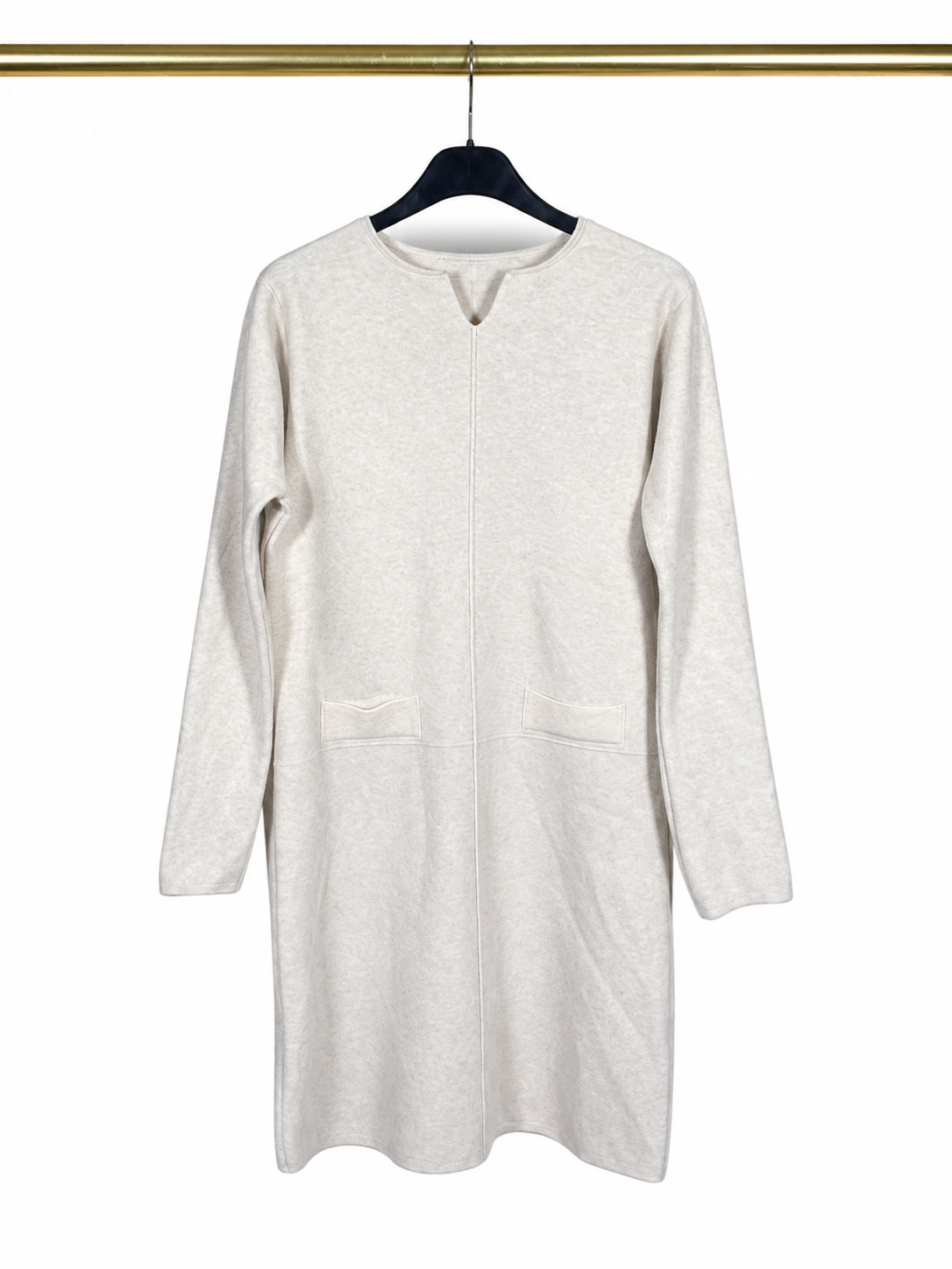 Robe longue écrue à manches longues 🤍